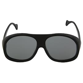 Gucci-Óculos de sol de acetato de aviador-Preto