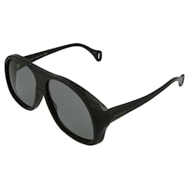 Gucci-Óculos de sol de acetato de aviador-Preto