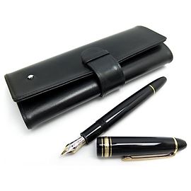 MONTBLANC MEISTERSTUCK LEGRAND REISEFEDERSTIFT 12090 SCHWARZ + ETUI Schwarz