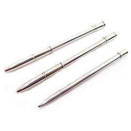 Hermès Lot of 3 HERMES MINI PEN FOR PLANNER IN STERLING SILVER MINING BALL PEN Silvery