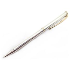 Hermès HERMES ALLEGRO KLEINER SILBER-KUGELSCHREIBER 925 STERLING SILBER STIFT Silber