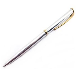 Hermès HERMES ALLEGRO BALLPOINT PEN IN TRANSFORMABLE SILVER CRITERIUM SILVER PEN Silvery