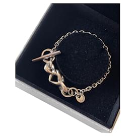 Pandora-Knotted heart bracelet-Silvery