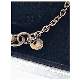 Pandora-Knotted heart bracelet-Silvery