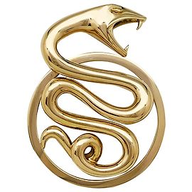 Pendentif Boucheron,"Trouble" en or jaune. Autre