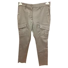 Barbara Bui Grey Cotton Pants Grey