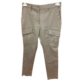 Barbara Bui Hose in Grau aus Baumwolle Grau