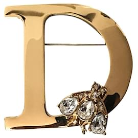 Dior-Alfinetes e broches-Gold hardware