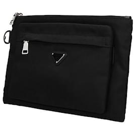 Prada-Prada clutch nylon new-Black