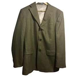 Oscar de la Renta blazer houndstooth size 42l Brown Other