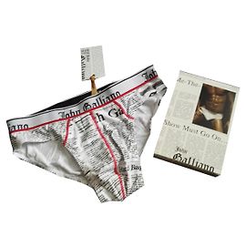 John Galliano Dessous-Slip Weiß