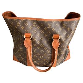 Louis Vuitton Sac cabas zippé XL Monogram Sac Weekend GM Marron foncé