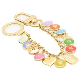 Louis Vuitton-LOUIS VUITTON Porte Cles Cianne Pastilles Bag Charm Chain M65386 LV Auth th1680-Multiple colors,Other