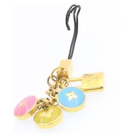 Louis Vuitton-LOUIS VUITTON Bijoux Telephonne Pastilles Charm Multicolor Gold M65388 LV th1687-Other