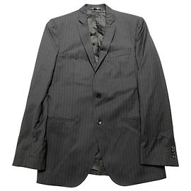 Dolce & Gabbana Black Striped Suit Set Black
