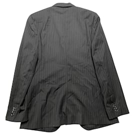 Dolce & Gabbana-Dolce & Gabbana Black Striped Suit Set-Black
