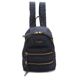 Mochila Marc Jacobs Biker Nylon em Nylon azul Azul