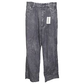 Balenciaga Schwarze Baggy-Jeans Schwarz