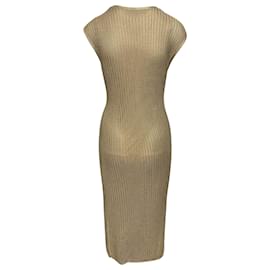 Ralph Lauren-Ralph Lauren Beige Sleeveless Knit Dress-Beige