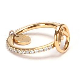 Fendi-Fendi F Is Fendi Gold Plated Ring in gold Brass-Golden,Metallic