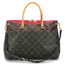 Louis Vuitton-Louis Vuitton Monogram Pallas MM in brown Coated/Waterproof canvas-Brown