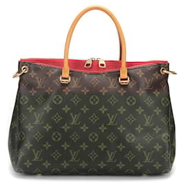 Louis Vuitton-Louis Vuitton Monogram Pallas MM in brown Coated/Waterproof canvas-Brown