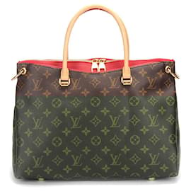 Louis Vuitton-Louis Vuitton Monogram Pallas MM in brown Coated/Waterproof canvas-Brown