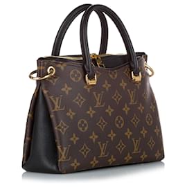Louis Vuitton-Louis Vuitton Brown Monogram Pallas BB-Brown,Black