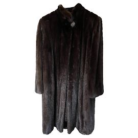 Autre Marque Casaco de vison preto Preto