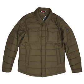 Veste Façonnable Vert Kaki Coton Lin Vert
