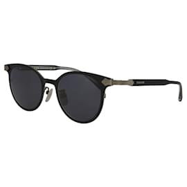 Gucci-Óculos de sol redondos de titânio-Preto