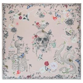 Alexander Mcqueen-Alexander McQueen Treasure Skull Scarf-Multiple colors
