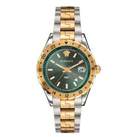 Versace-Versace Hellenyium Stainless Steel Watch-Silvery,Metallic