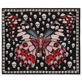 Alexander Mcqueen Borboleta Gigante e Lenço de Crânio Outro