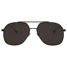 Saint Laurent Aviator Titanium Sunglasses Black