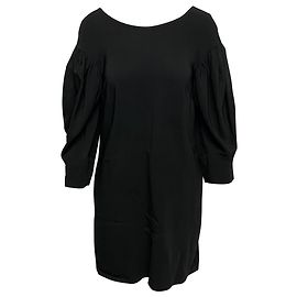 Simone Rocha Abito grembiule oversize Nero