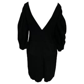 Simone Rocha-Simone Rocha Oversized Smock Dress-Black