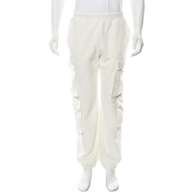 Louis Vuitton Virgil Abloh Off-White Multi PocketMonogramm Velour Cargohose Andere