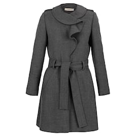 Valentino-Coats, Outerwear-Grey