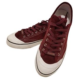 Chanel Sneakers Dark red