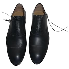 Chanel-preto oxford chanel uniforme tamanho nove 41-Preto