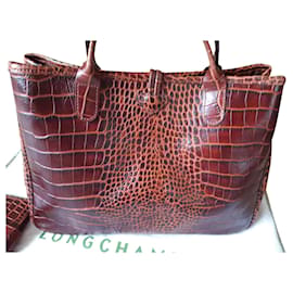 Sac cabas Longchamp Chocolat