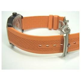 Hermès-Hermes H08 39 MM Titanium/ rubber Genuine goods Mens-Grey