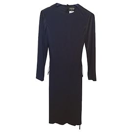 Chanel Cocktailkleid blau aus Polyamid Blau