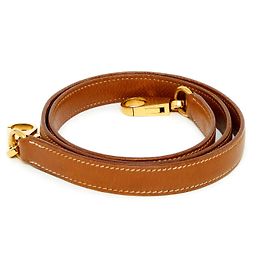 Hermès KELLY STRAP COURCHEVEL EPSOM GOLD Caramel