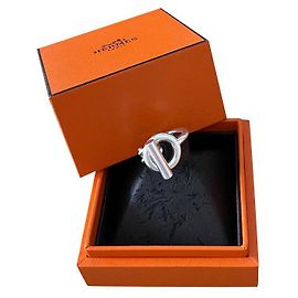 Bague Hermès Croisette en argent Bijouterie argentée