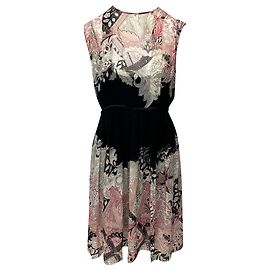 Jonathan Saunders Marlow Georgette-Kleid mit Print Andere Python drucken