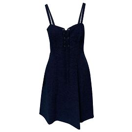Polo Ralph Lauren Bustier-A-Linien-Kleid in Indigoblau Blau