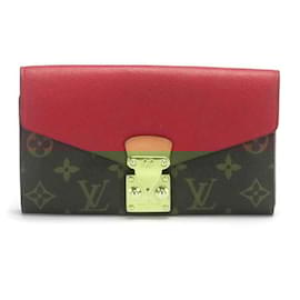Louis Vuitton-Louis Vuitton Monogram Pallas Wallet in brown coated/waterproof canvas-Brown