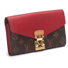 Louis Vuitton-Louis Vuitton Monogram Pallas Wallet in brown coated/waterproof canvas-Brown
